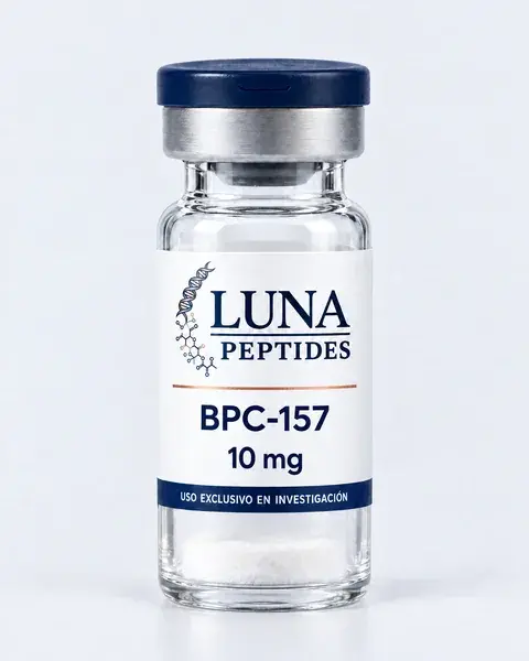 Vial de BPC-157 10 mg, Luna Peptides