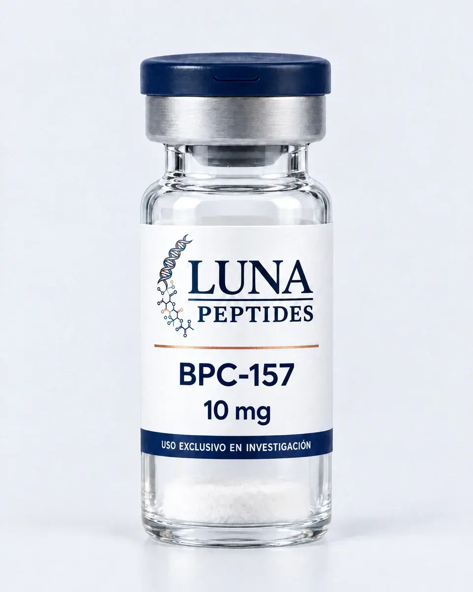Vial de BPC-157 10 mg, Luna Peptides